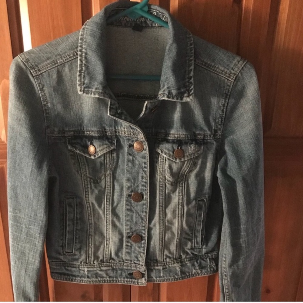 American eagle jean jacket medium